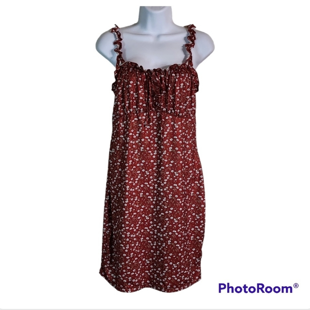 SHEIN CURVE BODYCON FLORAL DRESS SIZE OXL